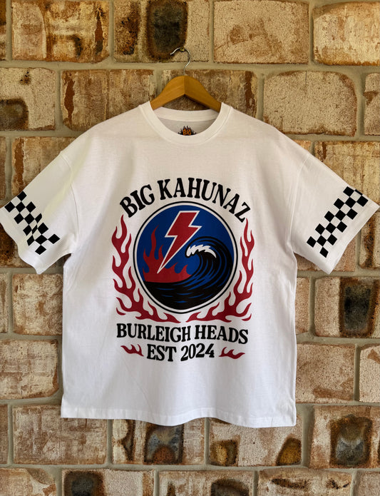 The Metal Club Oversized Tee - White