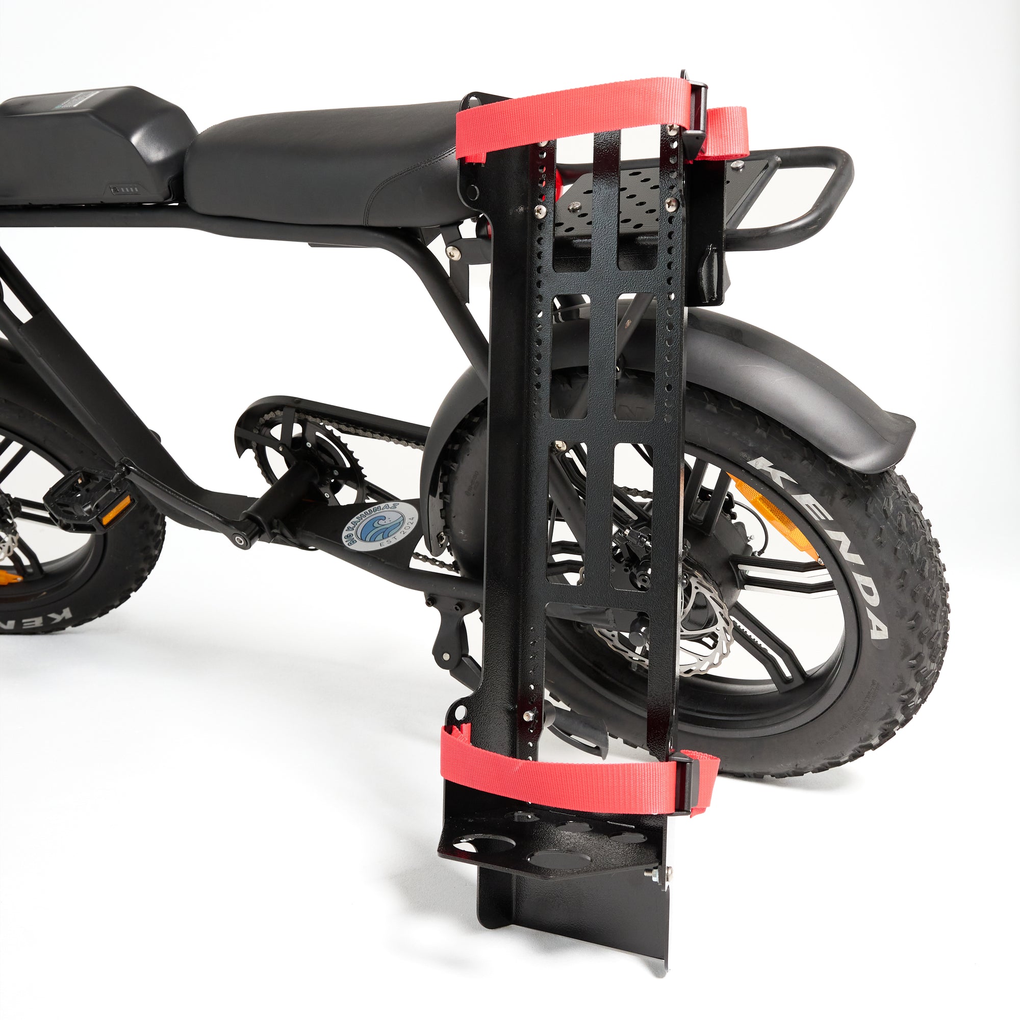 Golf E-Bike Carrier – Big Kahunaz Golf Bag Rack for E-Bikes